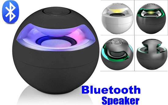 Group Actie - Draadloze Stereo Mini Bluetooth Speaker Met Subwoofer En Lichteffecten