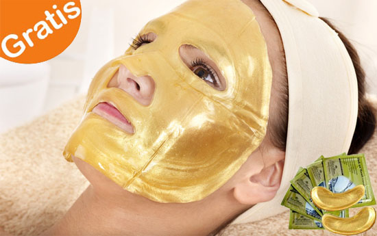 Group Actie - Gratis - 2 Professionele Collageen Gezichtsmaskers Of 6 Golden Collageen Oogmaskers. Ga Ook Oogverblindend Mooi De Zomer Tegemoet. (Waarde € 79,00)