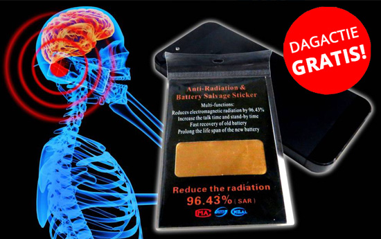 Group Actie - Gratis - Bescherm Je Zelf Tegen Schadelijke Stralingen Van Technische Apparatuur Met Deze Gratis Anti-stralingssticker! (Waarde € 24,-) Group Actie - Gratis - Bescherm Je Zelf Tegen Schadelijke Stralingen Van Technische Apparatuur Met Deze Gratis Anti-stralingssticker! (Waarde € 24,-)