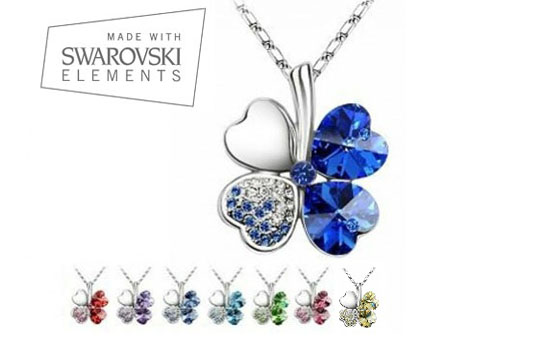 Group Actie - Gratis Chique Collier Met Klavertje Vier Hanger Group Actie - Gratis Chique Collier Met Klavertje Vier Hanger