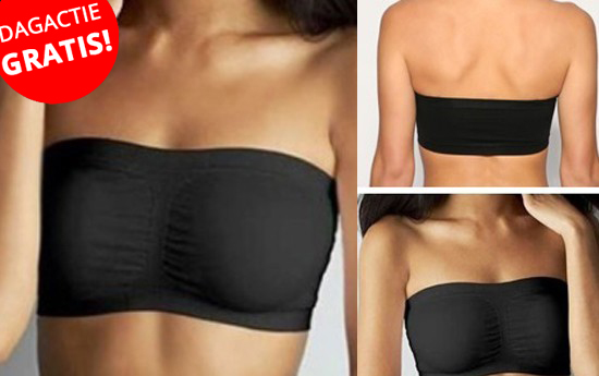 Group Actie - Gratis ! - De Bandeau Bra Die Past Onder Iedere Strapless Outfit. De Finishing Touch Voor Je Zomerse Outfit. (Waarde € 19,95) Group Actie - Gratis ! - De Bandeau Bra Die Past Onder Iedere Strapless Outfit. De Finishing Touch Voor Je Zomerse Outfit. (Waarde € 19,95)