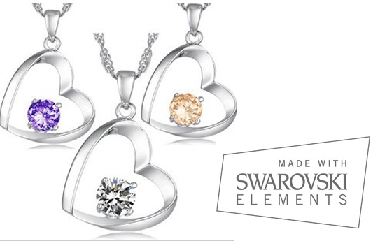 Group Actie - Gratis - Een Mooi Collier Met Swarovski-elementen. Verkrijgbaar In 3 Schitterende Kleuren. (Waarde €49,95)