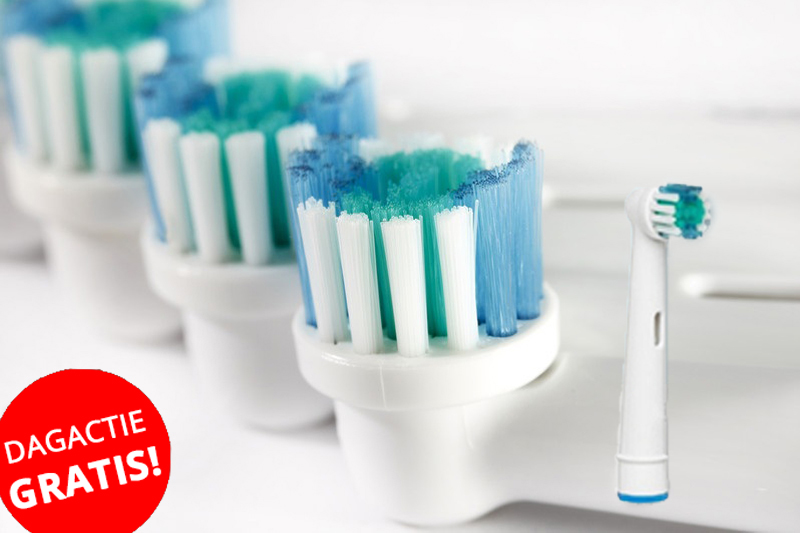 Group Actie - Gratis Ipv €34,95 - 8 Opzetborstels Geschikt Voor Alle Gangbare Oral-b Elektrische Tandenborstels!