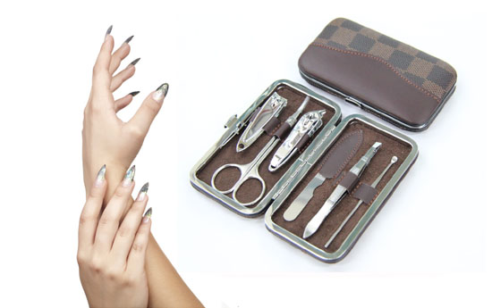 Group Actie - Gratis - Manicure Set. Professionele 6-Delige Nagelverzorgings Set. Inclusief Stijlvolle Etui. (Waarde € 24,95)