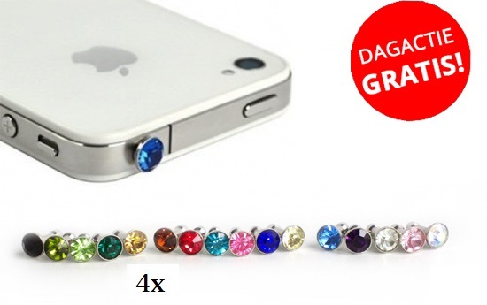 Group Actie - Gratis! - Pimp Je Iphone Met Deze Speciale En Schitterende Iphone Diamantjes. (Waarde € 19)