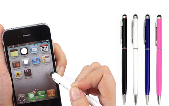 Group Actie - Gratis - Set Van Vier 2-In-1 Stylus Touch Pennen Group Actie - Gratis - Set Van Vier 2-In-1 Stylus Touch Pennen