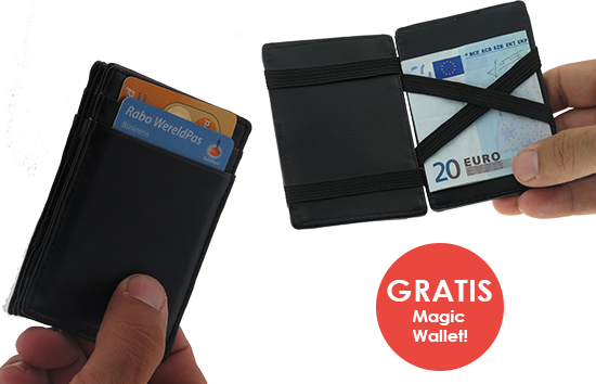 Group Actie - Gratis - Tover Je Geld Veilig Vast In Deze Magische Lederen Portemonnee (Waarde €29,95) Group Actie - Gratis - Tover Je Geld Veilig Vast In Deze Magische Lederen Portemonnee (Waarde €29,95)