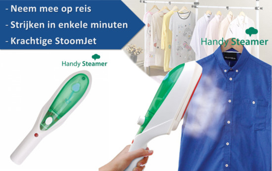 Group Actie - Handy Steamer, Kleding En Andere Stoffen Mooi!