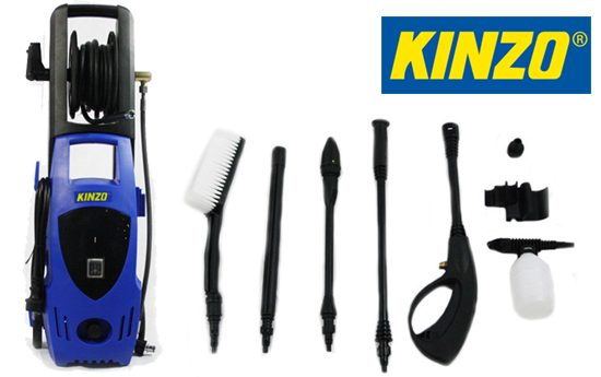 Group Actie - Kinzo Hogedrukreiniger Met Gratis Accessoires Group Actie - Kinzo Hogedrukreiniger Met Gratis Accessoires
