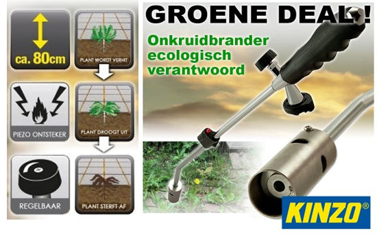 Group Actie - Kinzo Lichtgewicht Onkruidbrander Group Actie - Kinzo Lichtgewicht Onkruidbrander