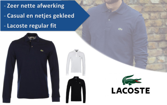 Group Actie - Lacoste Longsleeve Poloshirt Group Actie - Lacoste Longsleeve Poloshirt