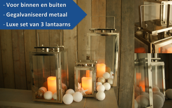 Group Actie - Luxe Lantaarnset Group Actie - Luxe Lantaarnset