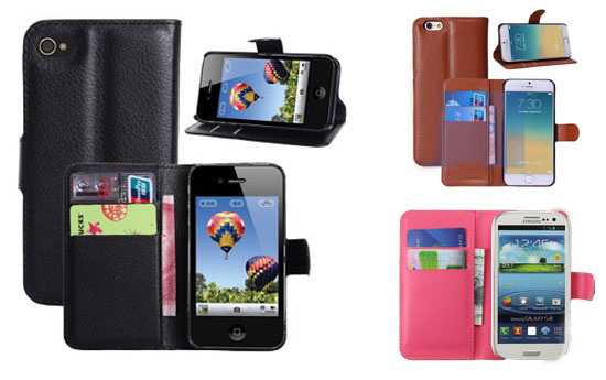 Group Actie - Luxe Portemonnee Smartphone Case