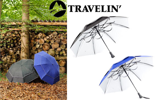 Group Actie - Luxe 'Travelin' Stormparaplu. Stormbestendig Tot Windkracht 8!