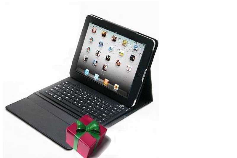 Group Actie - Maak Van Je Ipad Een Laptop Met Deze Luxe Ipad Hoes + Bluetooth Keyboard !