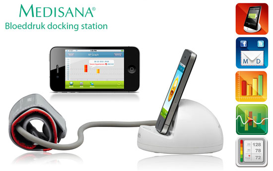 Group Actie - Medisana Ihealth Bloeddrukmeetsysteem Voor Iphone, Ipad Of Ipod Touch