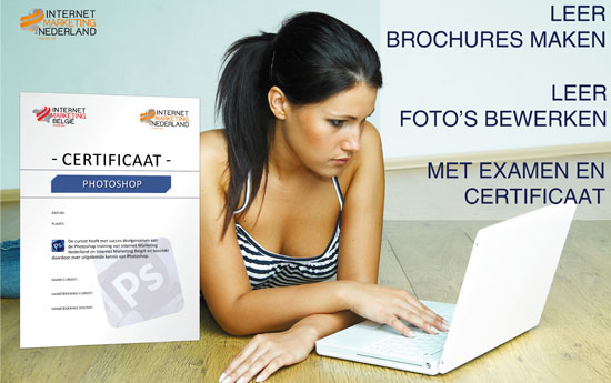 Group Actie - Online Cursus Photoshop Cc Fotobewerking En Brochures Maken