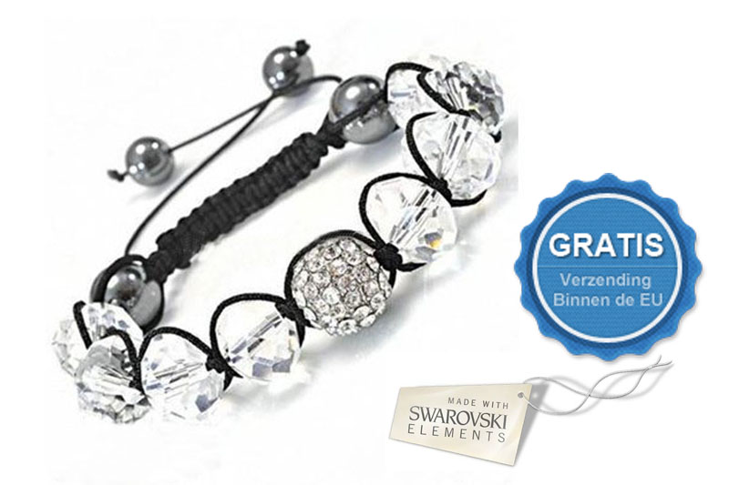 Group Actie - Shamballa Style Armband Met Swarovski Elements!