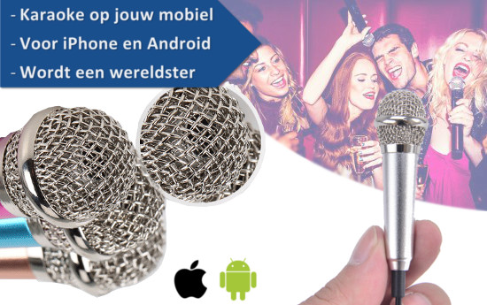 Group Actie - Smartphone Karaoke Set Group Actie - Smartphone Karaoke Set