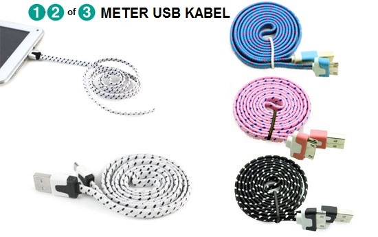Group Actie - Stoffen Usb Smartphonekabels Group Actie - Stoffen Usb Smartphonekabels