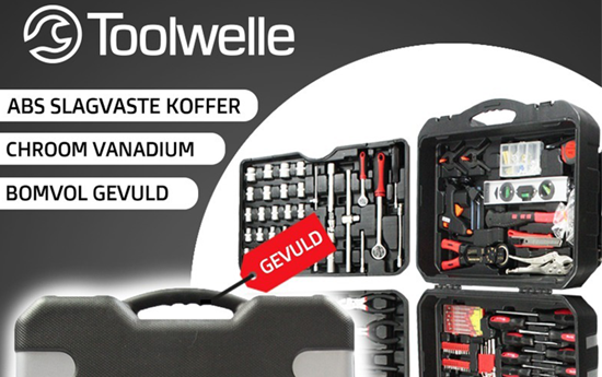 Group Actie - Toolwelle Gevulde Gereedschapstrolley Abs Group Actie - Toolwelle Gevulde Gereedschapstrolley Abs
