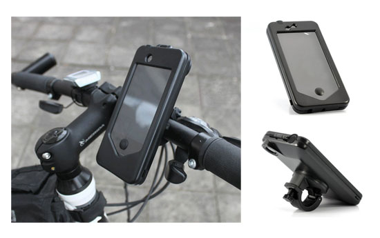 Group Actie - Vanaf € 12,95 - Stuurhouder Pro Beschermt Je Iphone 4 Of 5 Op De Motor Of Fiets. In Zwart Of Wit (Waarde € 39,95)