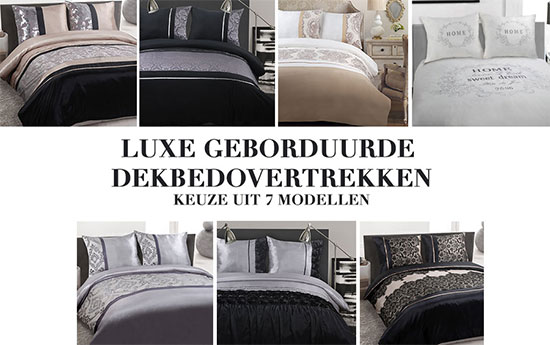 Group Actie - Vanaf €24,95 - Heerlijk Thuis Slapen Onder Luxe Geborduurde Dekbedovertreksets Met De Kwaliteit Die Je Normaal Gesproken Alleen In Luxe Hotels Aantreft. (Waarde €49,95)