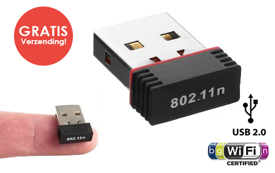 Group Actie - Vanaf €9,95 - Mini Draadloze Usb Netwerk Adapter. Superklein, Superhandig En Superzuinig. Incl. Verzendkosten. (Waarde € 29) Group Actie - Vanaf €9,95 - Mini Draadloze Usb Netwerk Adapter. Superklein, Superhandig En Superzuinig. Incl. Verzendkosten. (Waarde € 29)