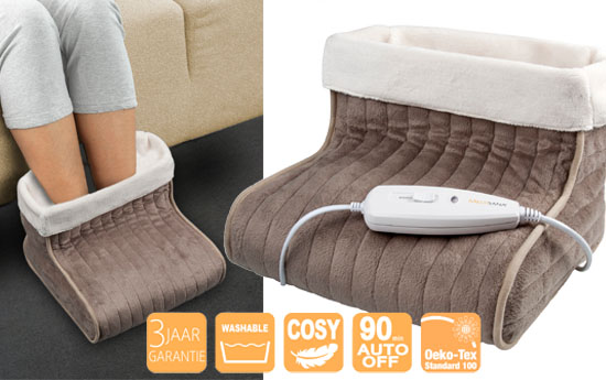 Group Actie - Wasbare Medisana Voetenwarmer Met 3 Regelbare Temperatuurstanden - Heerlijk Zacht En Warm Group Actie - Wasbare Medisana Voetenwarmer Met 3 Regelbare Temperatuurstanden - Heerlijk Zacht En Warm