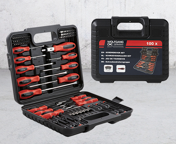 Groupdeal - 100-delige Schroevendraaierset Groupdeal - 100-delige Schroevendraaierset