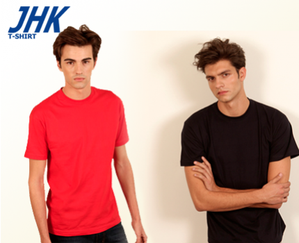 Groupdeal - 10-pack regular t-shirts van het merk JHK Groupdeal - 10-pack regular t-shirts van het merk JHK