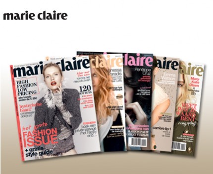 Groupdeal - €13,50 ipv €23,75: 5 nummers Marie Claire voor bijna de helft van de prijs! Groupdeal - €13,50 ipv €23,75: 5 nummers Marie Claire voor bijna de helft van de prijs!
