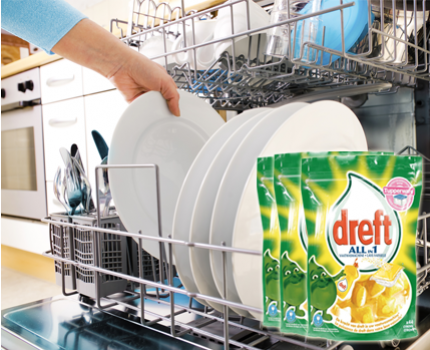 Groupdeal - 132 Dreft All-in-one vaatwastabletten! Groupdeal - 132 Dreft All-in-one vaatwastabletten!