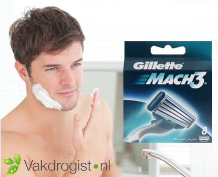 Groupdeal - 16 Gillette Mach3 Scheermesjes!