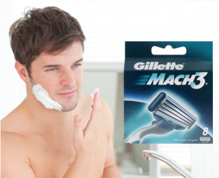 Groupdeal - 16 Mach 3 scheermesjes van Gillette!