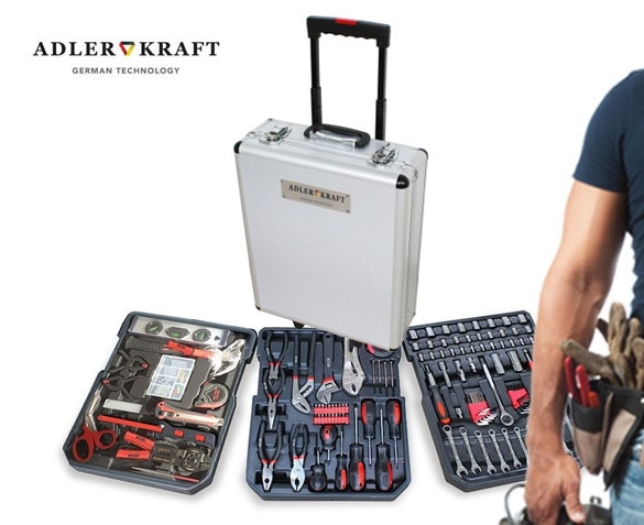 Groupdeal - 226-delige Adler Kraft gereedschapskoffer Groupdeal - 226-delige Adler Kraft gereedschapskoffer