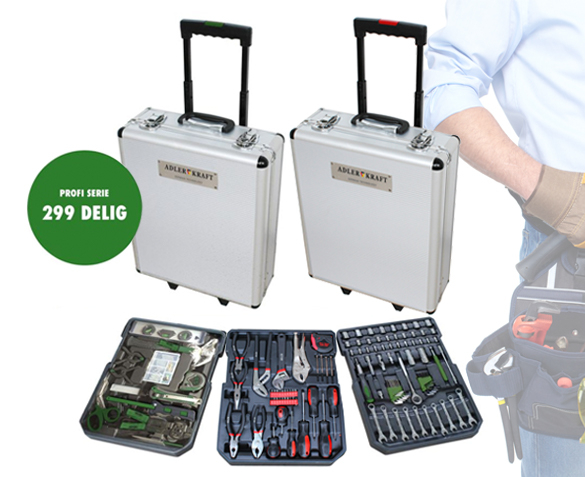 Groupdeal - 299-delige Gereedschapstrolley Groupdeal - 299-delige Gereedschapstrolley