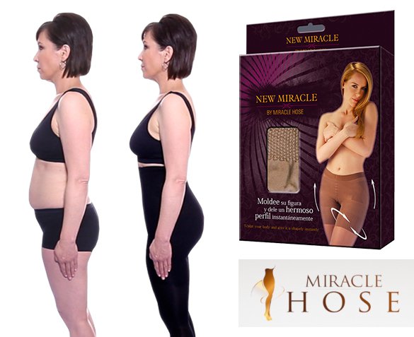 Groupdeal - 2-Pack Miracle Hose Corrigerende Panty's