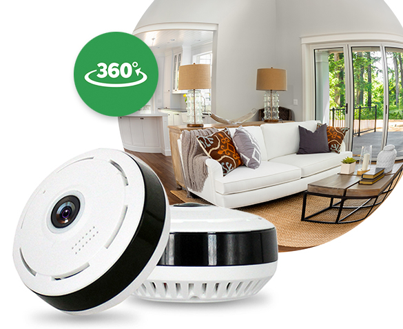 Groupdeal - 360° Fisheye IP-Camera Groupdeal - 360° Fisheye IP-Camera