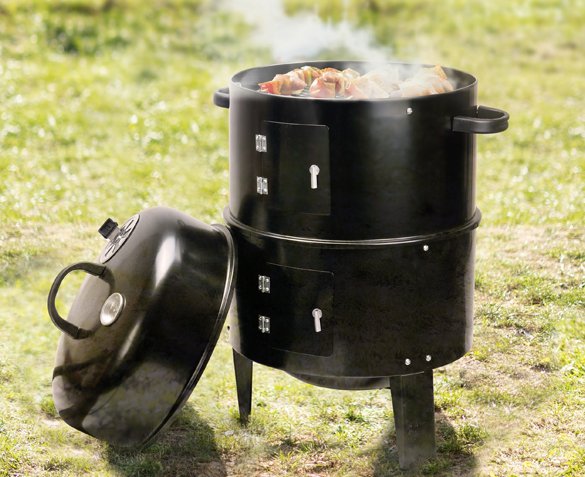 Groupdeal - 3-in-1 BBQ Smoker Groupdeal - 3-in-1 BBQ Smoker