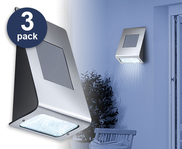 Groupdeal - 3-Pack XL Solar LED Lights