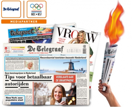 Groupdeal - 4 weken de Telegraaf; mis niets van de Olympische Spelen! Groupdeal - 4 weken de Telegraaf; mis niets van de Olympische Spelen!