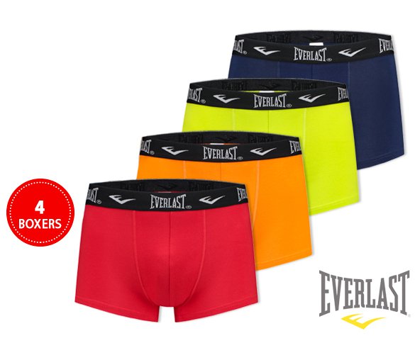 Groupdeal - 4-Pack Everlast Boxershorts Groupdeal - 4-Pack Everlast Boxershorts