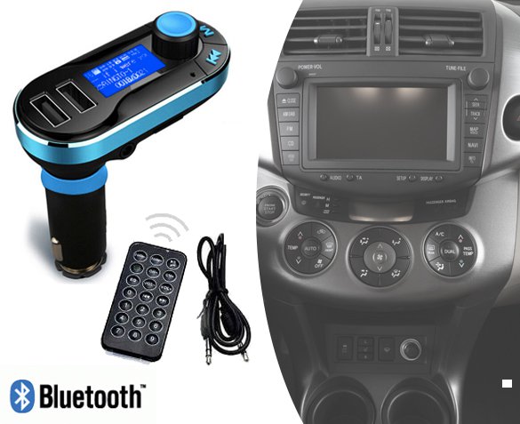 Groupdeal - 5-in-1 Bluetooth Carkit Groupdeal - 5-in-1 Bluetooth Carkit