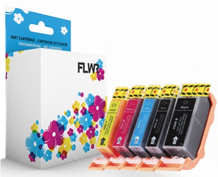 Groupdeal - 6-pack cartridges voor verschillende merken/types printers Groupdeal - 6-pack cartridges voor verschillende merken/types printers