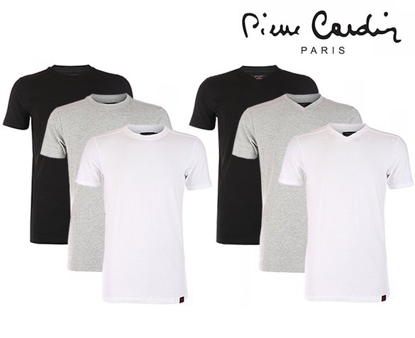Groupdeal - 6-Pack Pierre Cardin T-shirts Groupdeal - 6-Pack Pierre Cardin T-shirts