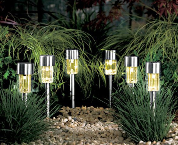 Groupdeal - 6-pack Solar Tuinlampen Groupdeal - 6-pack Solar Tuinlampen