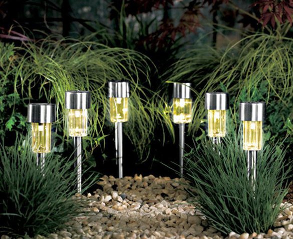 Groupdeal - 6-Pack Solar Tuinlampen