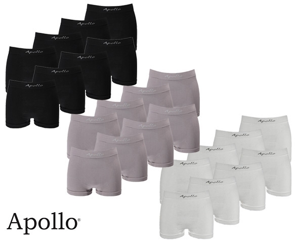 Groupdeal - 8-pack Naadloze Apollo Boxershorts! Groupdeal - 8-pack Naadloze Apollo Boxershorts!