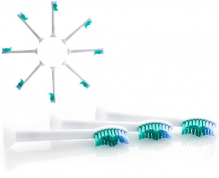 Groupdeal - 8-Pack Opzetborstels Philips compatible Groupdeal - 8-Pack Opzetborstels Philips compatible